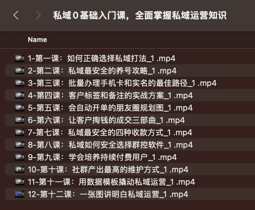 私域0基础入门课，全面掌握私域运营知识