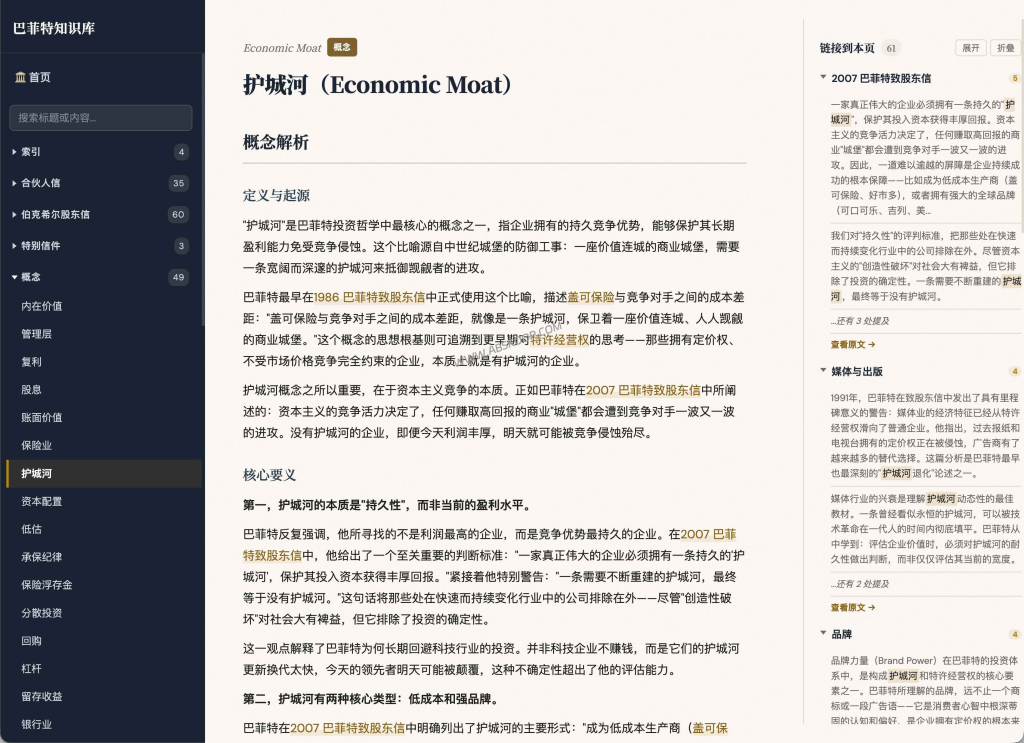 图片[2]-巴菲特股东信知识库：用 Claude Code 两天搭出的双链检索站 - Q趣站-Q趣站