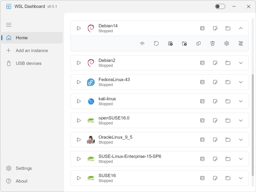 👩‍💻 WSL Dashboard - 现代、高性能且轻量级的 WSL 实例管理面板 - Q趣站-Q趣站